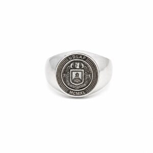 Anillo en oro blanco de 10 kilates